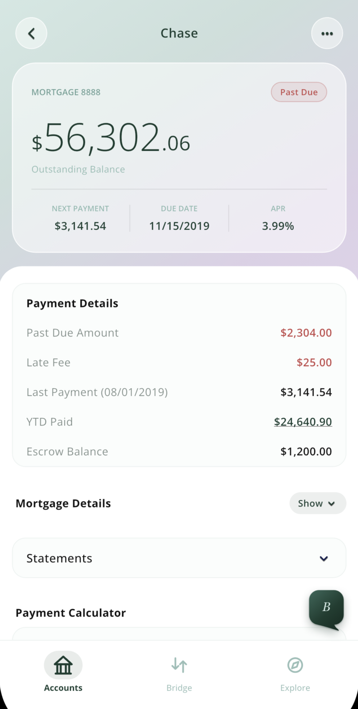 Manage Debt Screenshot